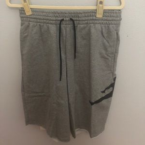 Nike Air Jordan logo fleece shorts